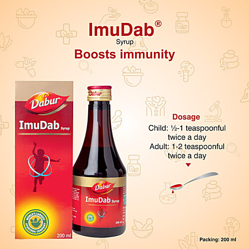Dabur ImuDab Syrup, 200 ml  