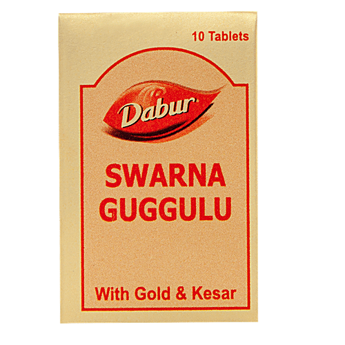 Dabur Swarna Guggulu, 10 Tablets  