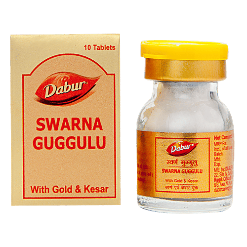 Dabur Swarna Guggulu, 10 Tablets  