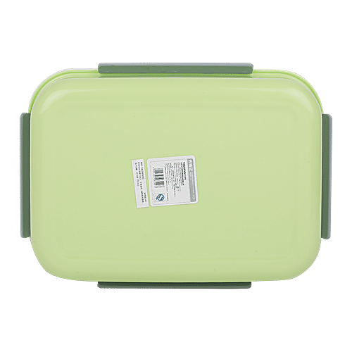 Tedemi Plastic & Stainless Steel Lunch Box - Green, BB1378GRN, 1.2 L  