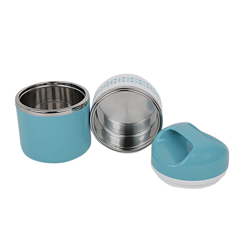 Tedemi Plastic & Stainless Steel Lunch Box - Blue, BB1380BLU, 1.13 L  