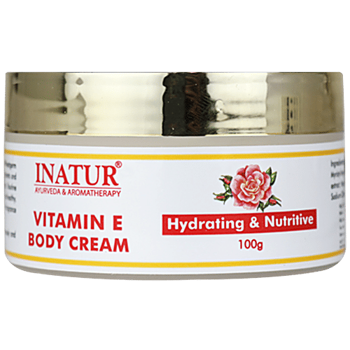 INATUR  Vitamin E Body Cream, 100 g  