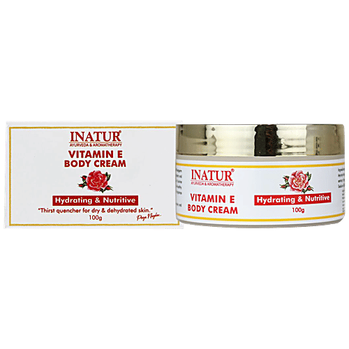 INATUR  Vitamin E Body Cream, 100 g  