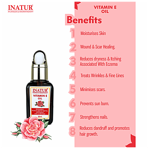 INATUR  Vitamin E Oil, 30 ml  