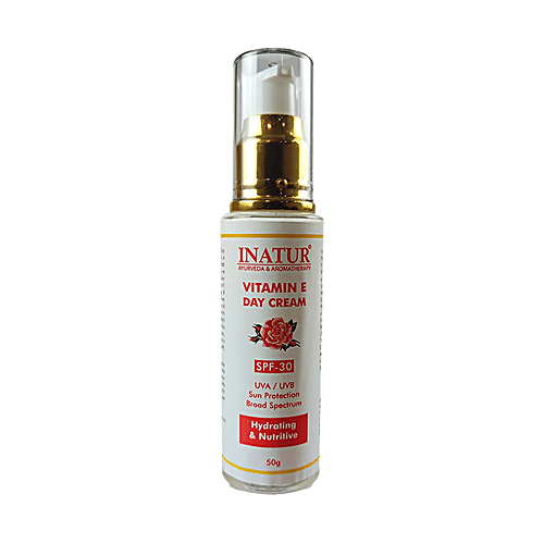Buy INATUR Vitamin E Day Cream SPF30 Online at Best Price of Rs 330