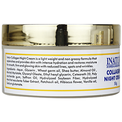 INATUR  Collagen Night Cream, 50 g  