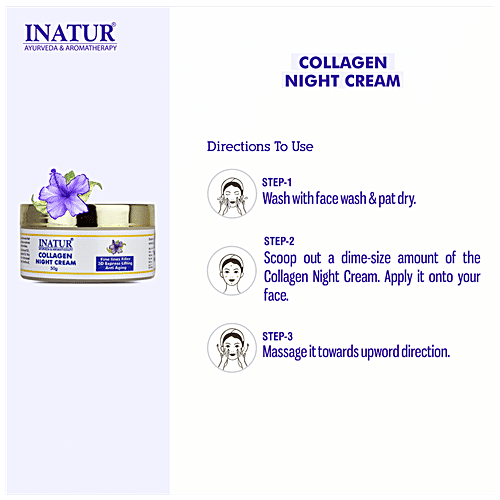 INATUR  Collagen Night Cream, 50 g  