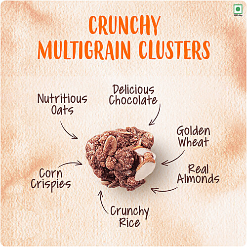 Kellogg's Crunchy Granola Muesli Chocolate & Almonds - Ready to eat Breakfast & Snack, 450 g Pouch Zero Trans Fat
