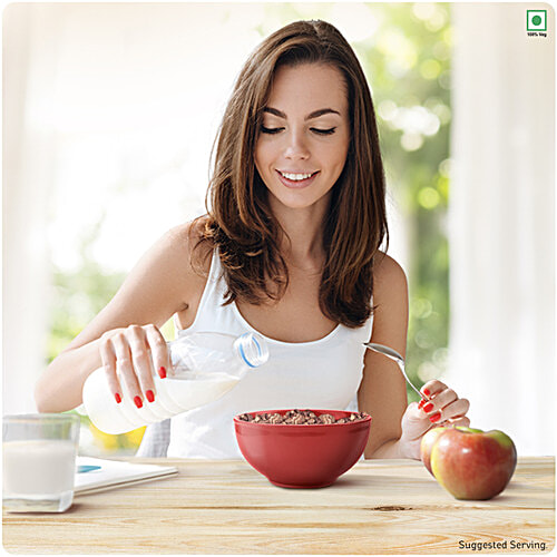 Kellogg's Crunchy Granola Muesli Chocolate & Almonds - Ready to eat Breakfast & Snack, 450 g Pouch Zero Trans Fat