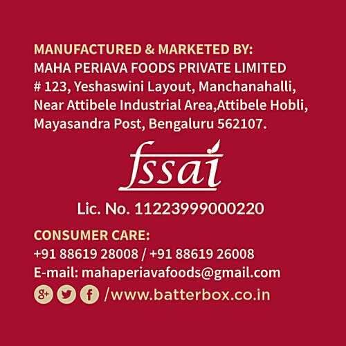 Batter Box Ragi Idli & Dosa Batter, 1 kg  No Added Preservatives, No Soda & Salt