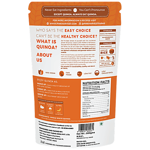 Pink Harvest Farms White Quinoa, 500 g  