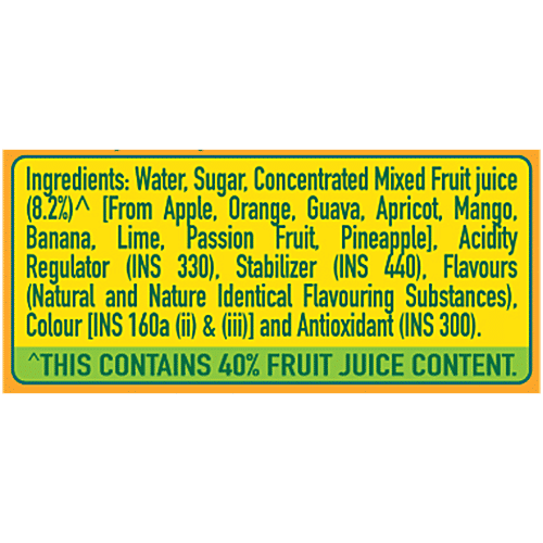 Real Fruit Power Mixed Fruit Juice, 180 ml  