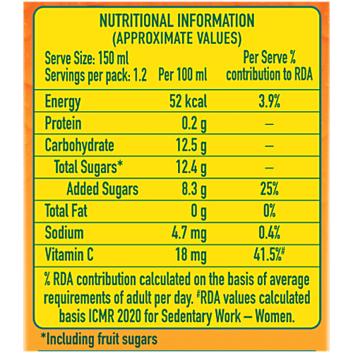 Real Fruit Power Mixed Fruit Juice, 180 ml  