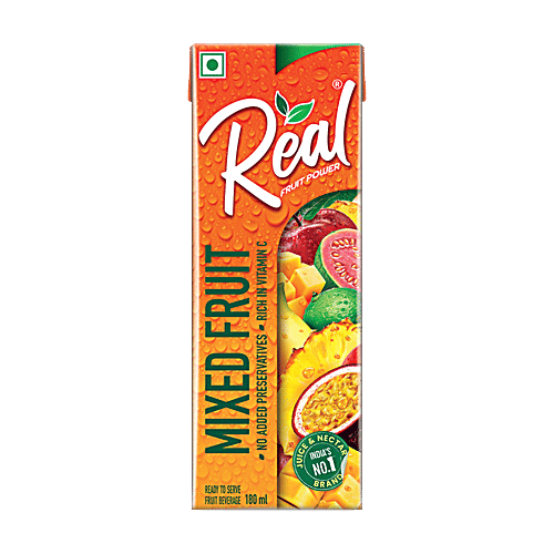 Real Fruit Power Mixed Fruit Juice, 180 ml  