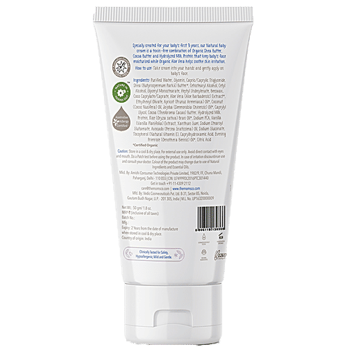 The Moms Co Natural Baby Cream, 50 ml  