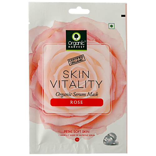 Organic Harvest Skin Vitality Rose Aroma Mask, 20 g  