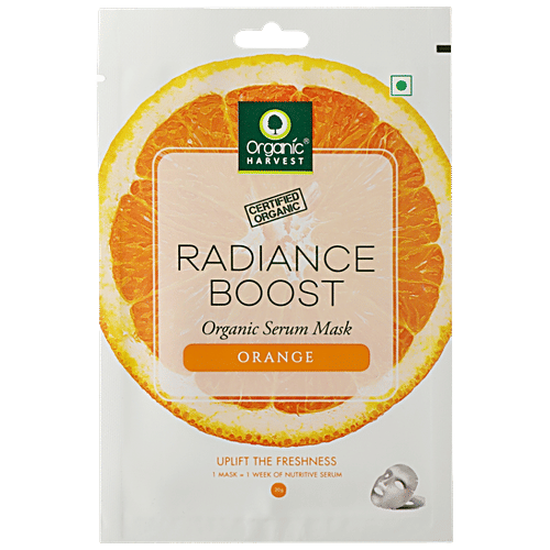 Organic Harvest Radiance Boost Orange Aroma Mask, 20 g  