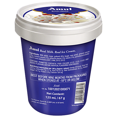 Buy Amul Ice Cream Shalimar Online at Best Price of Rs 30 bigbasket