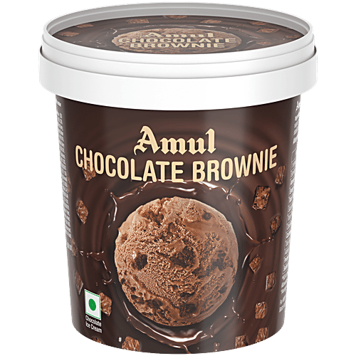 Amul Chocolate Brownie Ice Cream, 125 ml Cup 