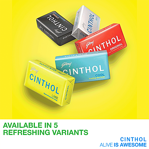 Cinthol Lime Bath Soap, 100 g (Pack of 9) 