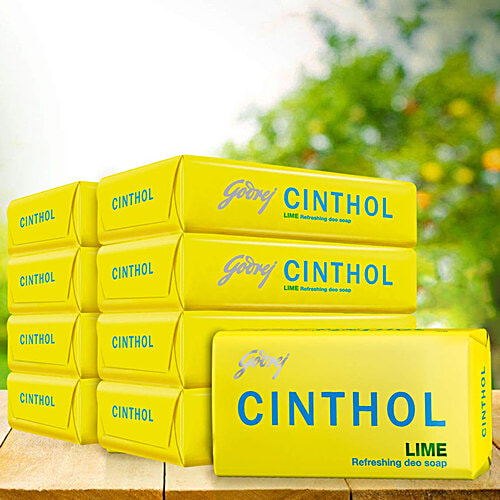 Cinthol Lime Bath Soap, 100 g (Pack of 9) 