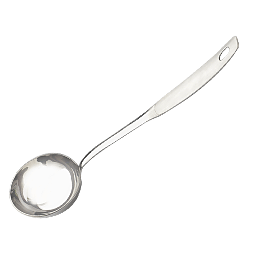 BB Home Steel Dal/Gravy Laddle - Big, Premium Gem Series, BBKT20, 1 pc  