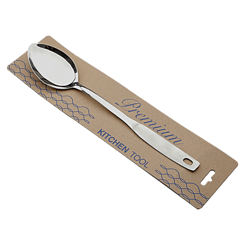 bb home Dal/Gravy Basting Spoon - Big, Premium Gem Series, Stainless Steel, BBKT22, 1 pc  Dishwasher Safe