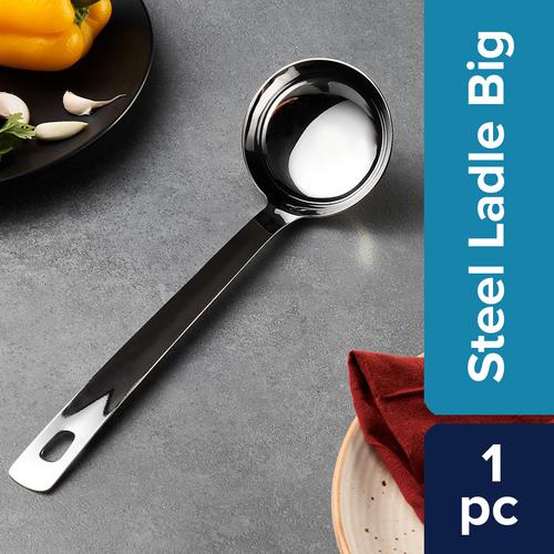 BB Home Dal/Gravy Ladle - Big, Classic Diana Series, Stainless Steel, BBKT29, 1 pc  Dishwasher Safe
