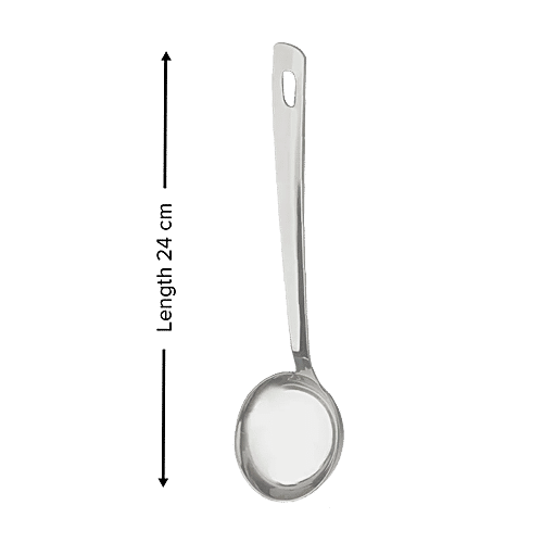 bb home Dal/Gravy Ladle - Medium, Classic Diana Series, Stainless Steel, BBST33, 1 pc  Dishwasher Safe