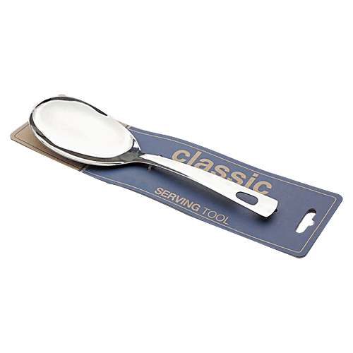 bb home Rice Serving Spoon - Medium, Classic Diana Series, Stainless Steel, BBST37, 1 pc  Dishwasher Safe