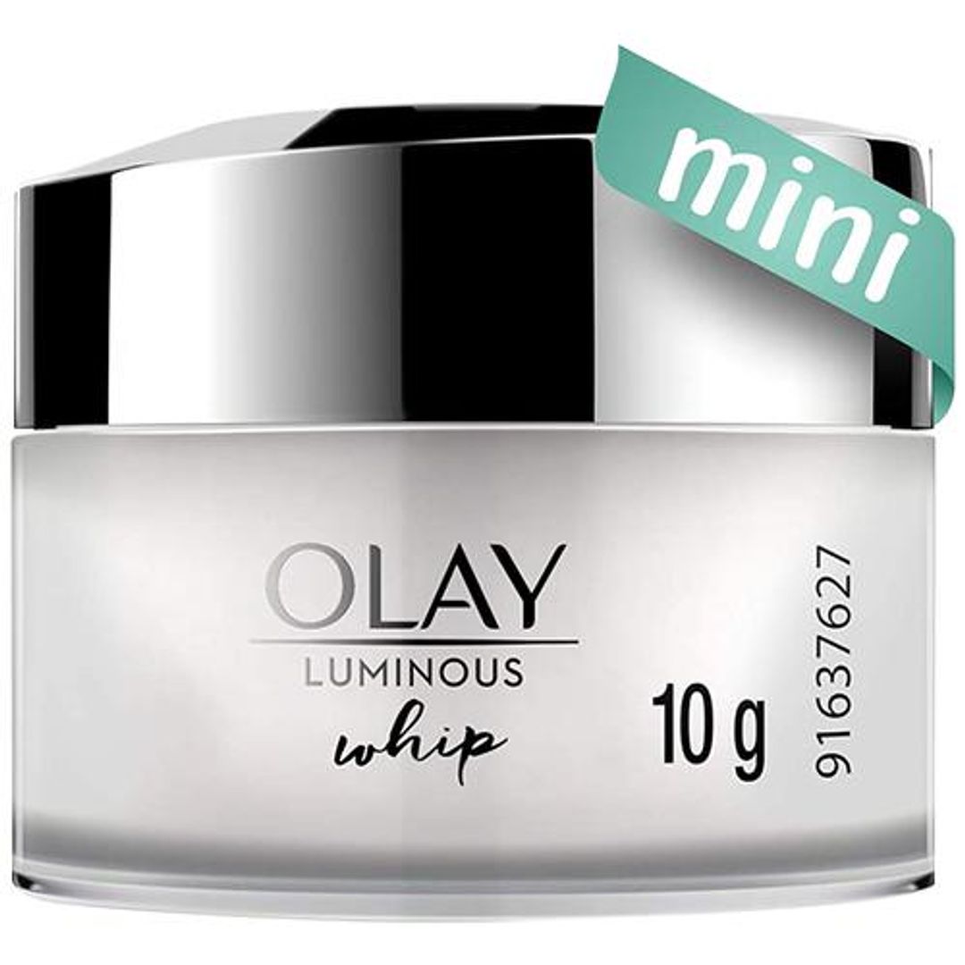 Olay Olay Ultra Lightweight Moisturiser: Luminous Whip Mini Day Cream (non SPF), 10g, 10 g 
