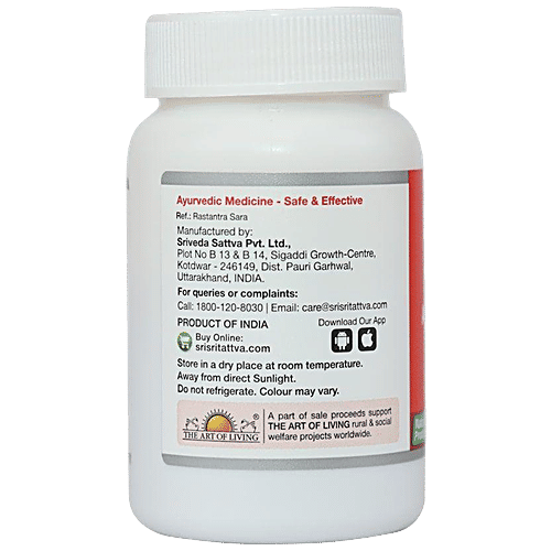 Sri Sri Tattva Ashwagandhadi Tablet, 500 mg, 60 pcs  Paraben Free