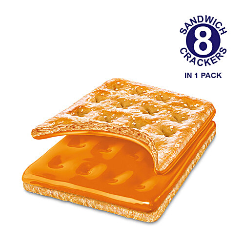 Malkist Cheese Cracker Biscuits, 144 g Pouch