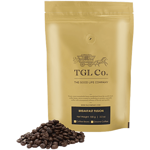 TGL Co. Breakfast Fusion Ground Coffee Beans, 100 g  