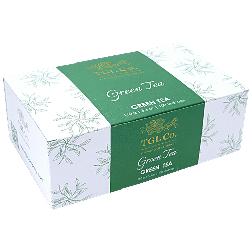 TGL Co. Pure Green Tea Bags, 150 g (100 Bags x 1.5 g each) 