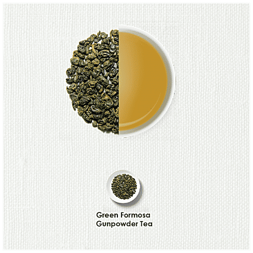 TGL Co. Gunpowder Temple of Heaven Hand Rolled Green Tea, 100 g  Zero Fat