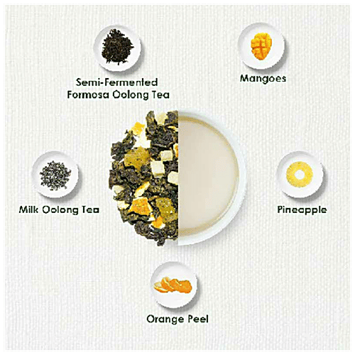 TGL Co. Orange & Mango Oolong Tea Bags Make Brew Iced Tea or Hot Tea, 32 g (16 Bags x 2 g each) 