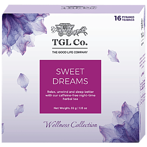 TGL Co. Sweet Dreams Chamomile Tea Bags, 32 g (16 Bags x 2 g each) 