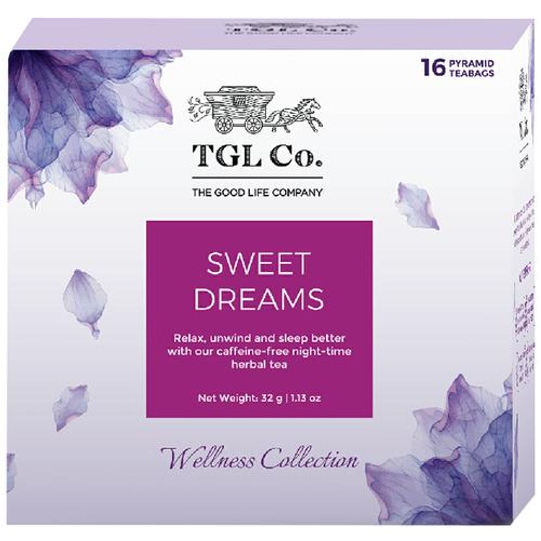TGL Co. Sweet Dreams Chamomile Tea Bags, 32 g (16 Bags x 2 g each)