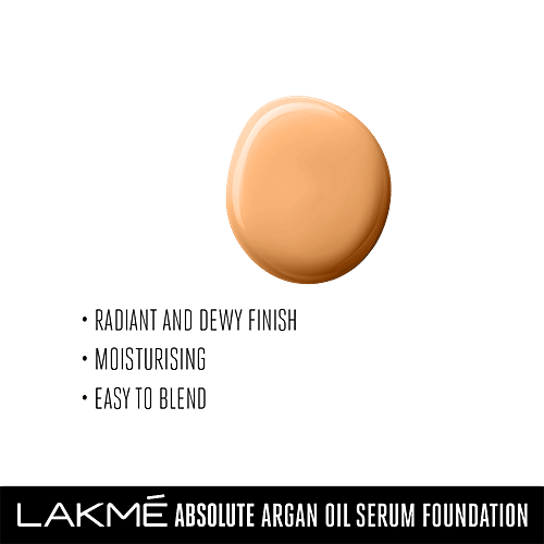 Lakme Absolute Argan Oil Serum Foundation - Cool Ivory, 15 ml  