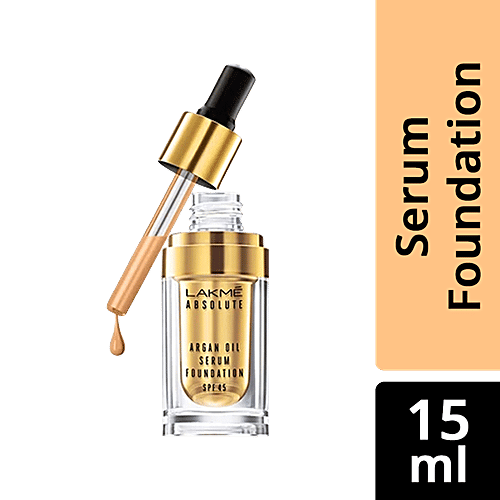 Lakme Absolute Argan Oil Serum Foundation - Cool Ivory, 15 ml  