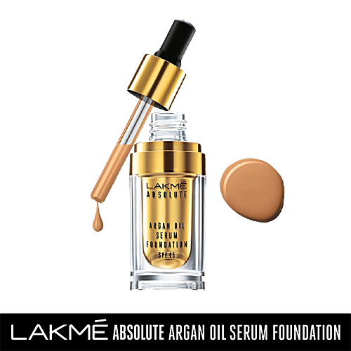 Lakme Absolute Argan Oil Serum Foundation - Cool Cinnamon, 15 ml  