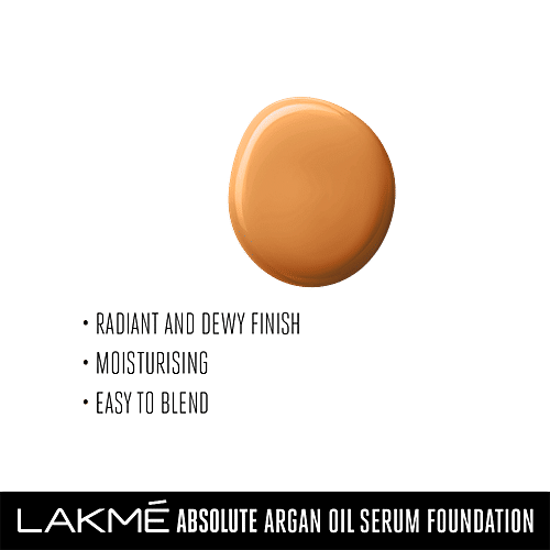 Lakme Absolute Argan Oil Serum Foundation - Cool Cinnamon, 15 ml  