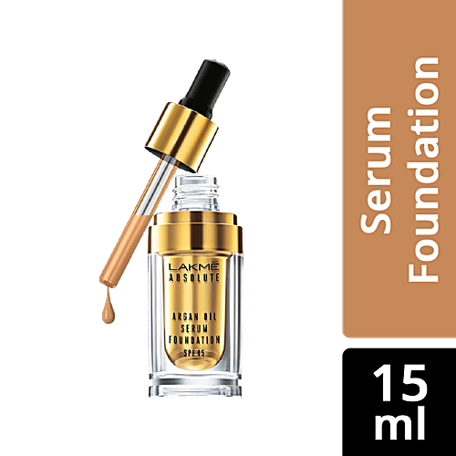 Lakme Absolute Argan Oil Serum Foundation - Cool Cinnamon, 15 ml  