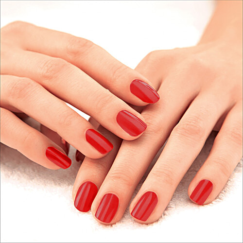 Lakme 9To5 Primer + Gloss Nail Colour - Red Splash, 6 ml  