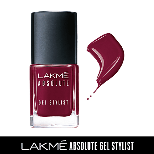 Lakme Absolute Gel Stylist Nail Colour, 12 ml Warrior Long-Lasting