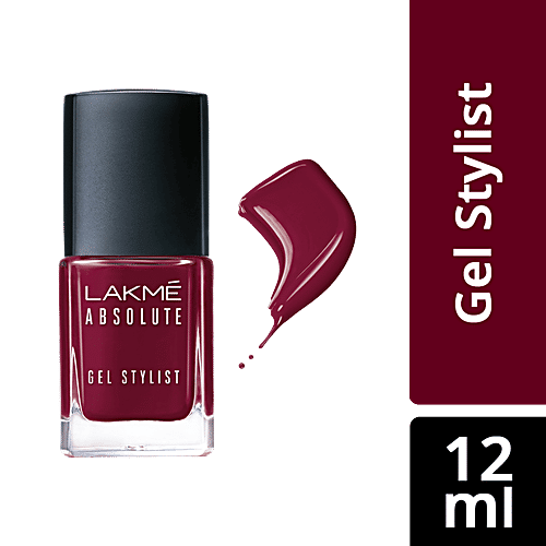 Lakme Absolute Gel Stylist Nail Colour, 12 ml Warrior Long-Lasting
