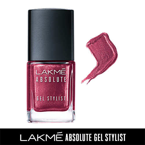 Buy Lakme Absolute Gel Stylist Nail Color, Fearless, 12 ml Online at