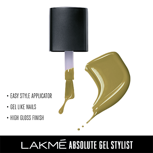 Lakme Absolute Gel Stylist Nail Color - Soldier, 12 ml  