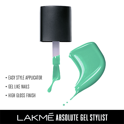 Lakme Absolute Gel Stylist Nail Color - Verdure, 12 ml  